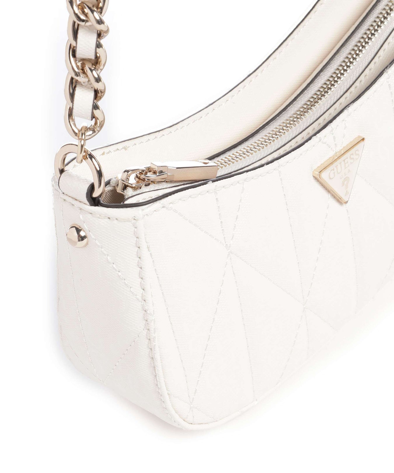 Guess Aldina G-Shine Shoulder bag offwhite
