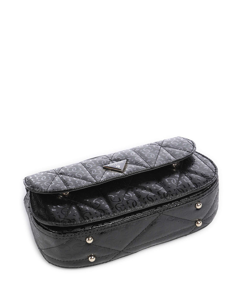 Guess Aldina G-Shine Crossbody bag black
