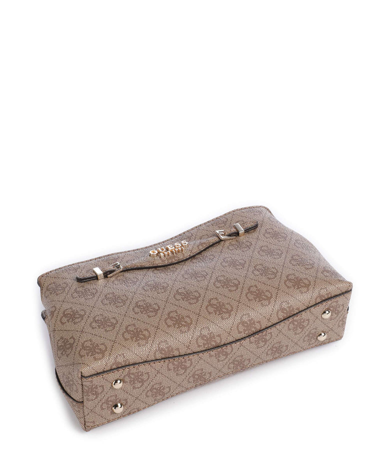 Guess Katya 4G Logo Crossbody bag latte logo