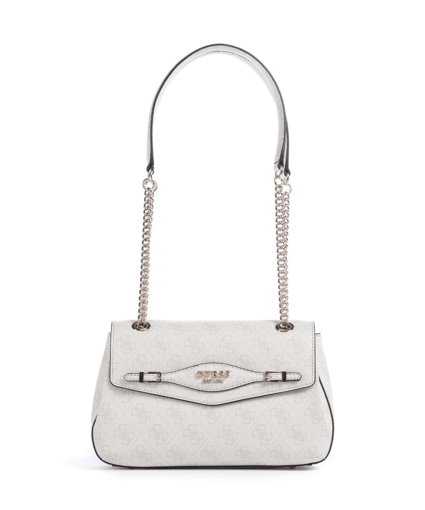 Guess Katya 4G Logo Shoulder bag white logo