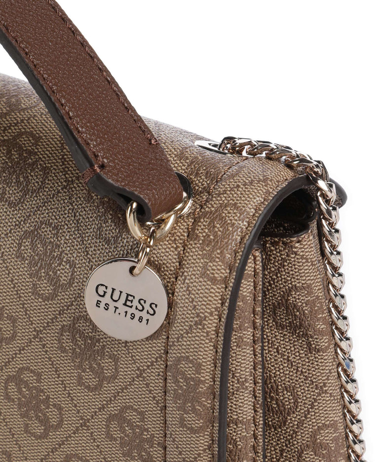 Guess Noelle Shoulder bag latte logo/brown