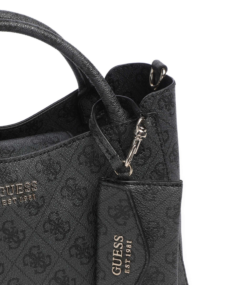 Guess Brenton Handbag coal logo