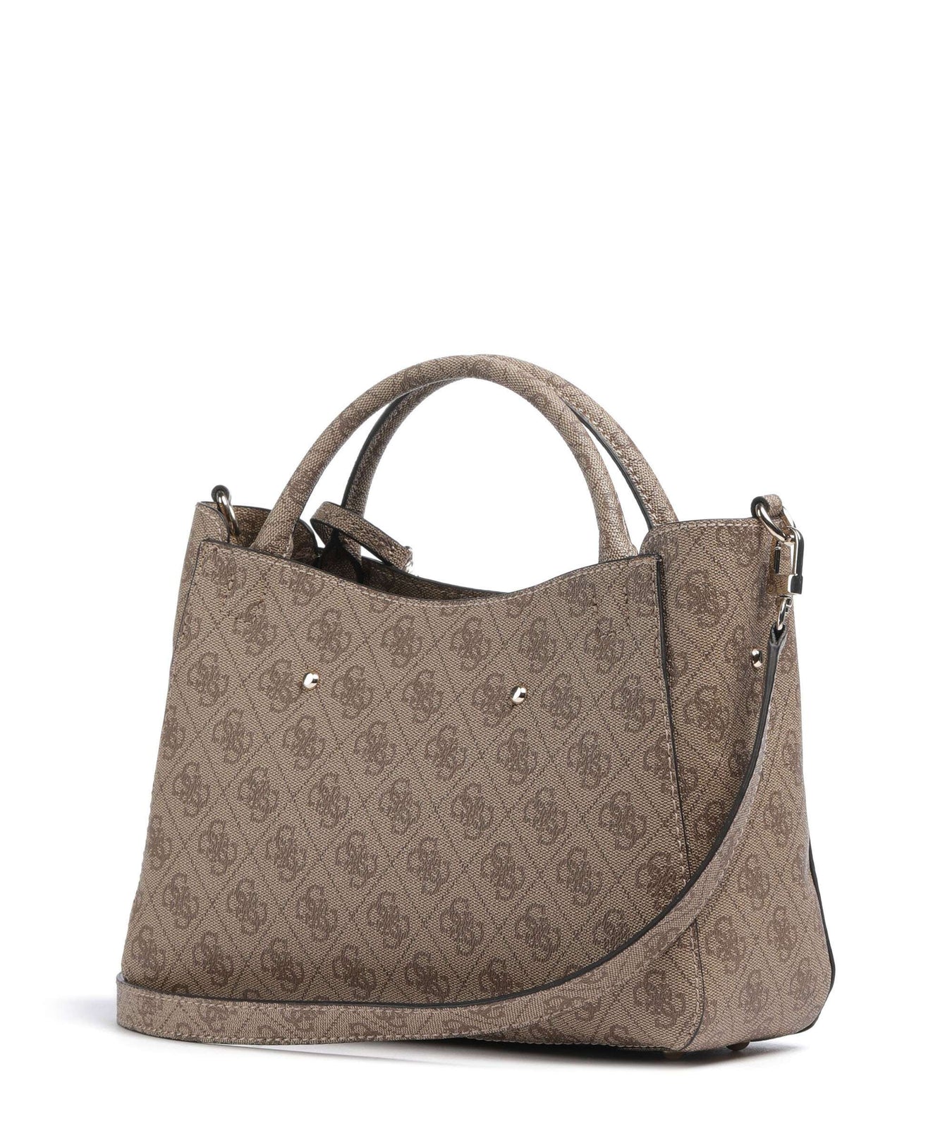 Guess Brenton Handbag latte logo