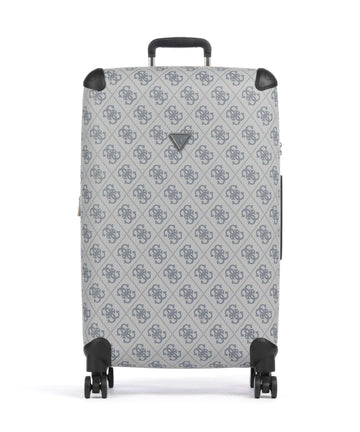 Guess Berta 4G Logo Walizka na 4 kołach slate grey