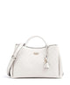 Guess Phoebe Peony Debossed Handbag offwhite logo