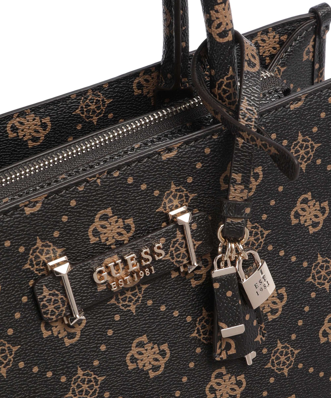 Guess Silia Handbag espresso logo