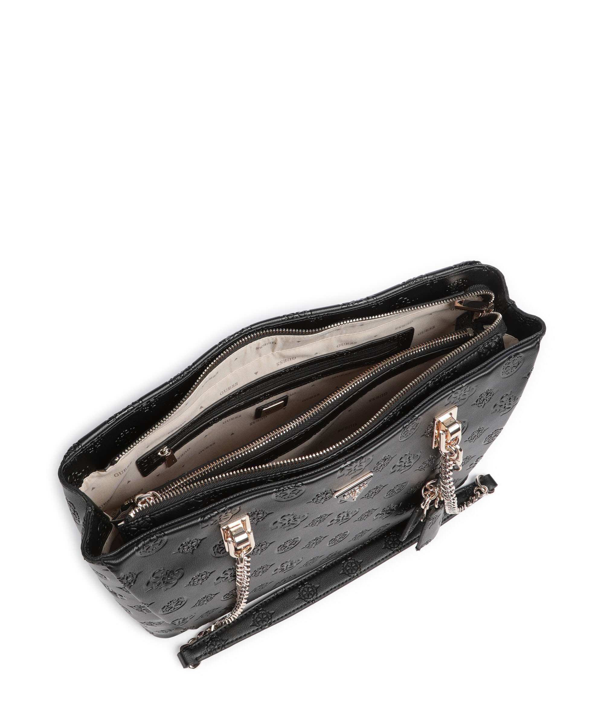 Guess Tisha Tote bag black logo