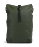 Brooks England Pickwick Cotton Canvas Large Rolltop Backpack forest