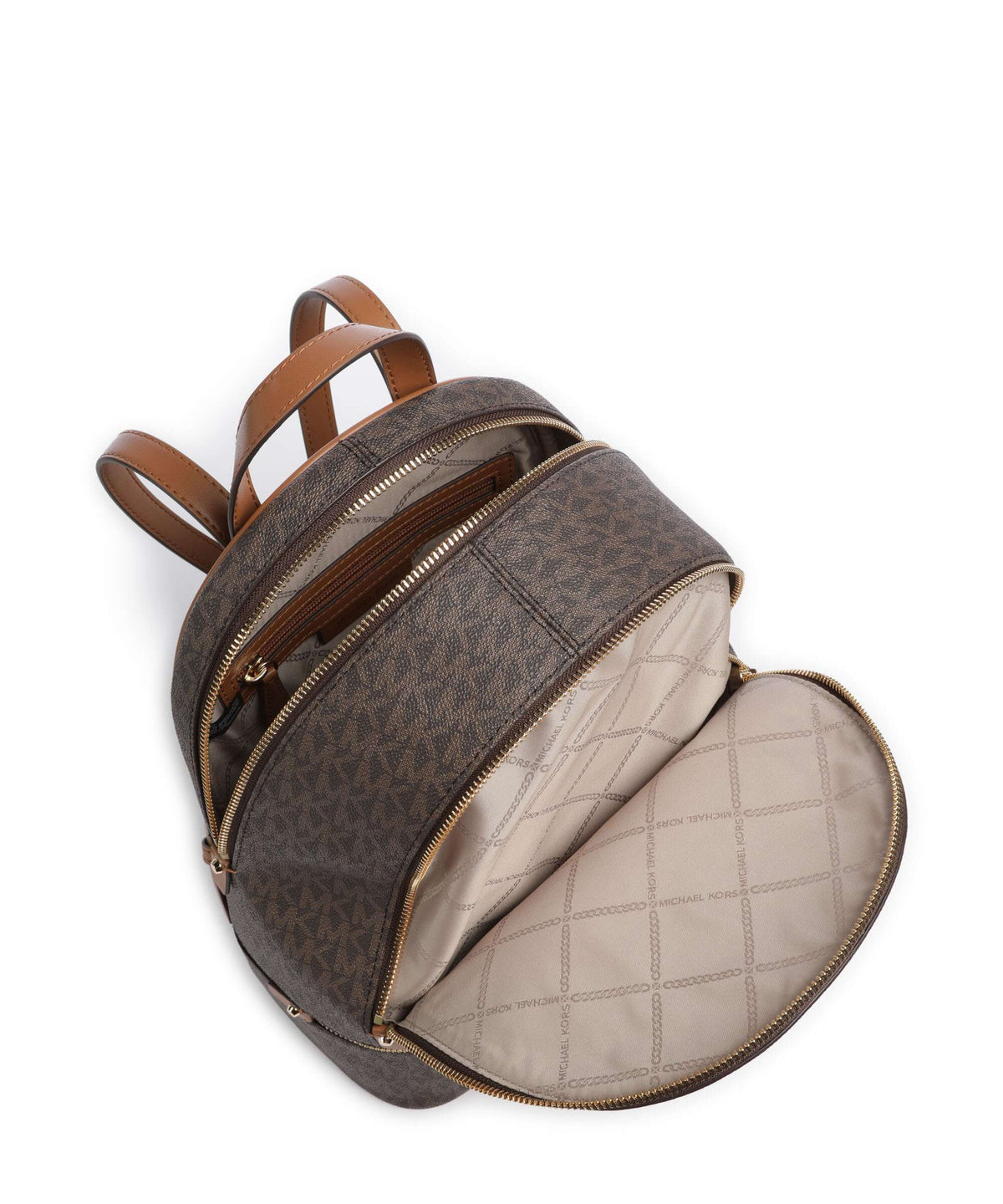 Michael Kors Rhea Zip Backpack brown