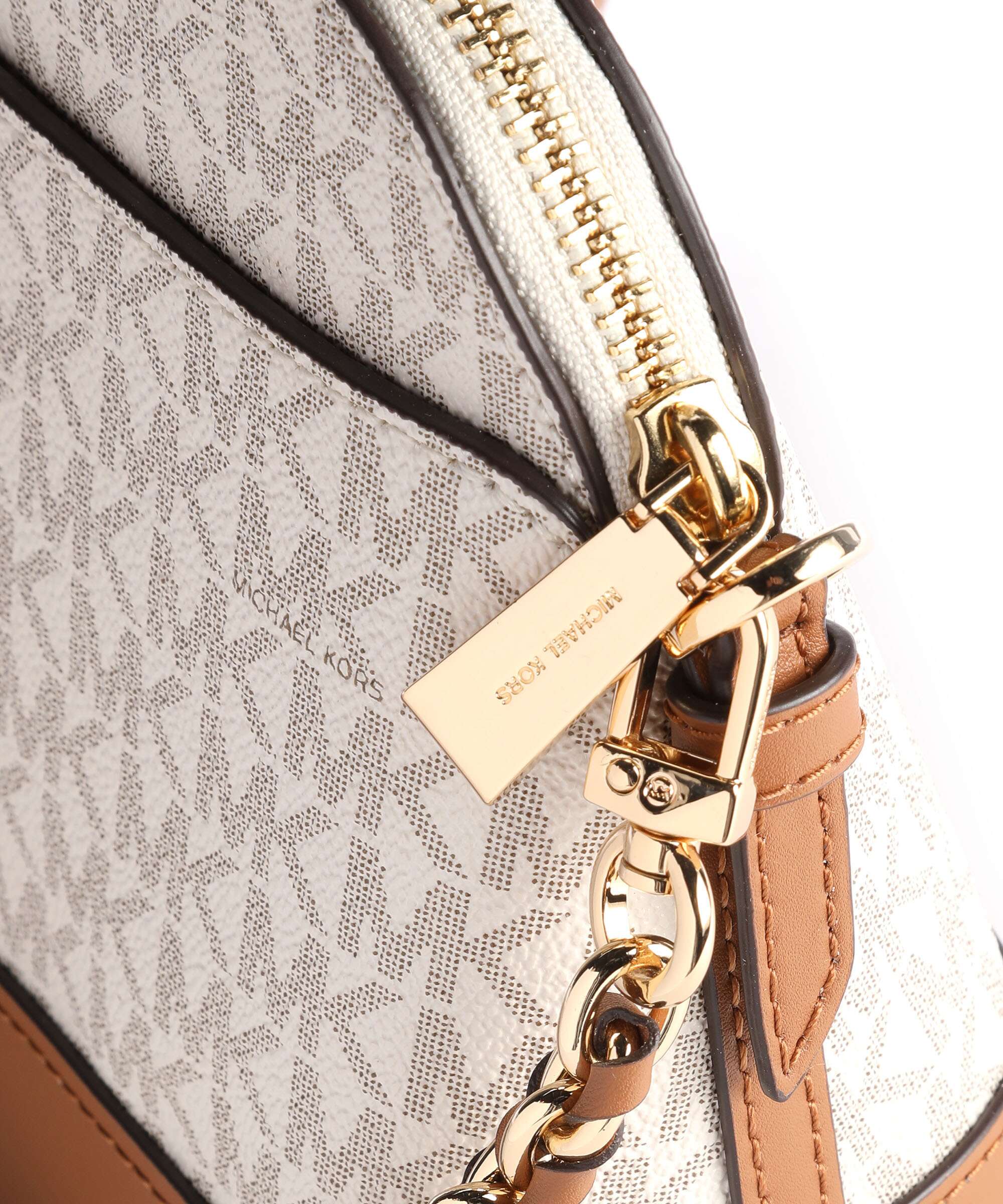 Michael Kors Jet Set Charm Crossbody bag vanilla/acorn