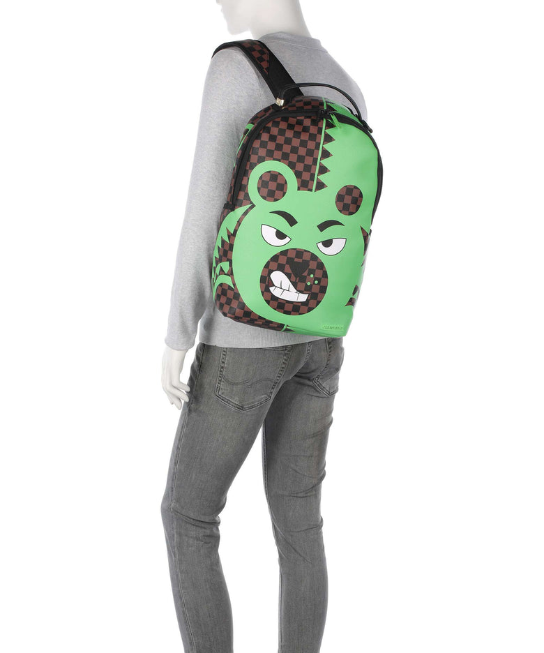 Sprayground Green Money Bear Backpack multicolour