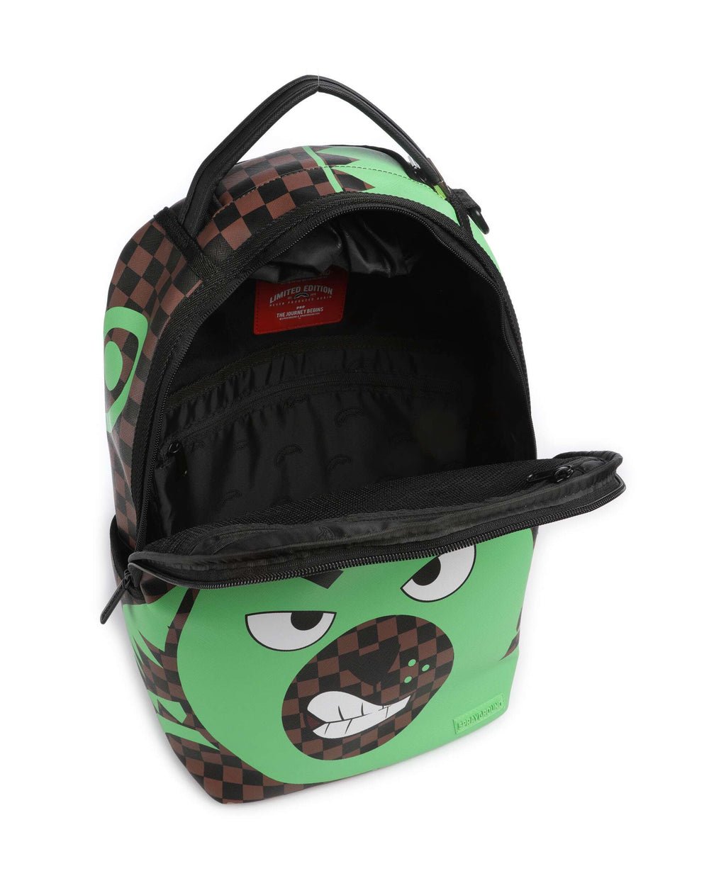 Sprayground Green Money Bear Backpack multicolour