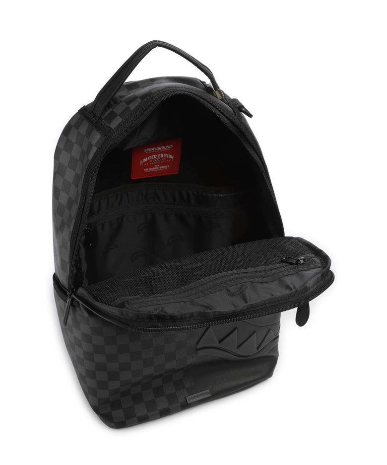 Sprayground Half Spritz Backpack black/grey