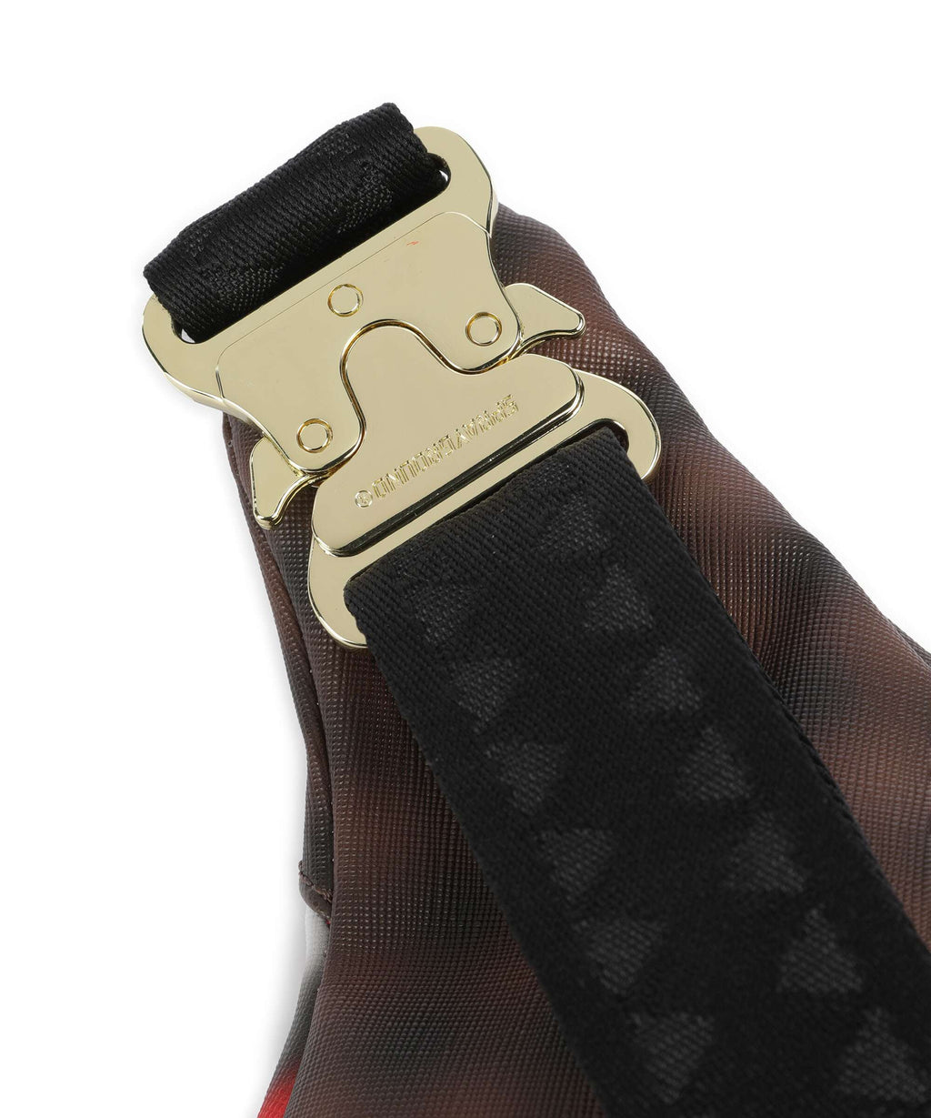 Sprayground Sharks in Paris Blur Belt bag brown/black