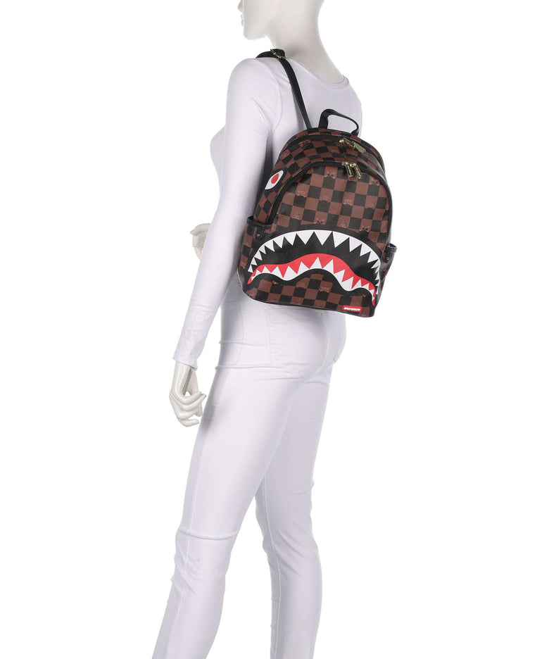 Sprayground Peeking Character Check Backpack multicolour