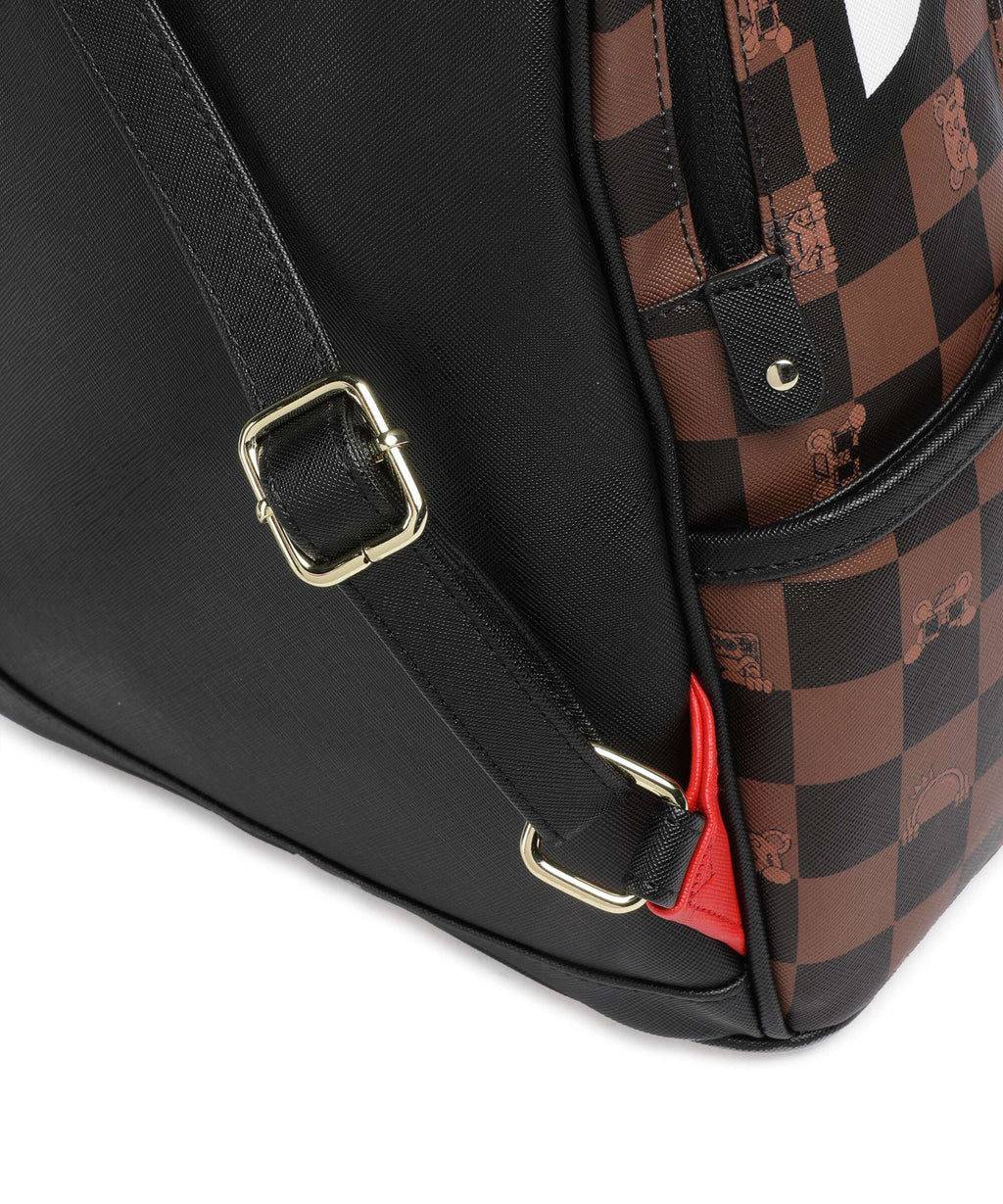 Sprayground Peeking Character Check Backpack multicolour