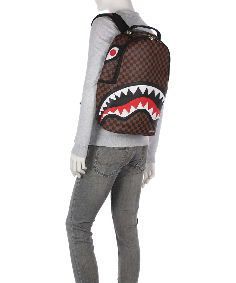 Sprayground Sawtooth Sharks in Paris Backpack brown