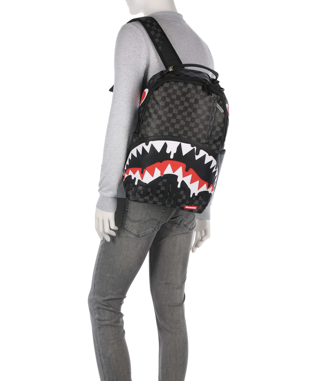 Sprayground Dripping Sharks in Paris Backpack black