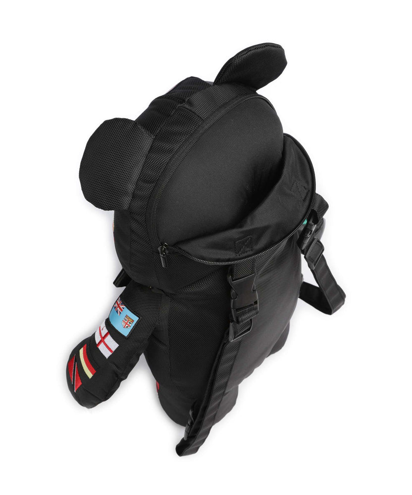 Sprayground James Flags Bear Backpack black