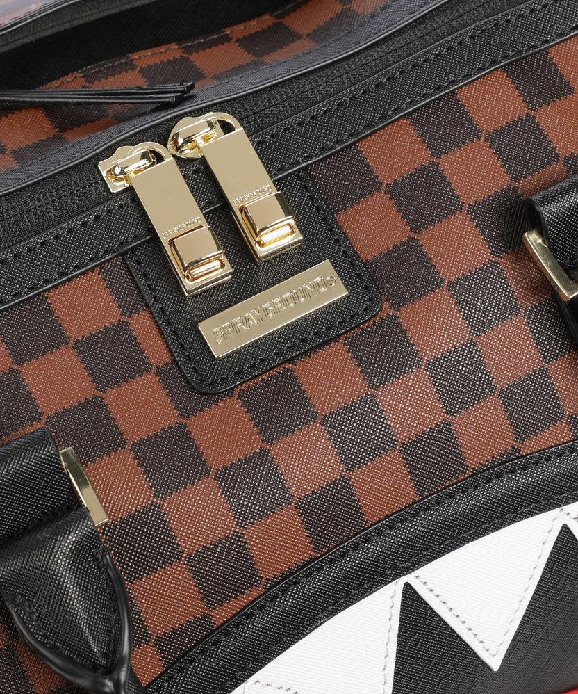 Sprayground Sawtooth Sharks in Paris Weekend bag brown