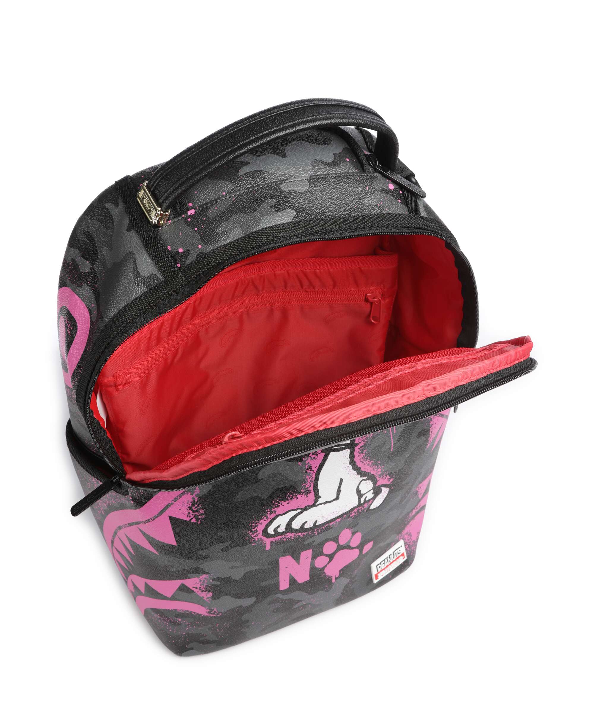 Sprayground Snoopy Pink Stencil Backpack multicolour