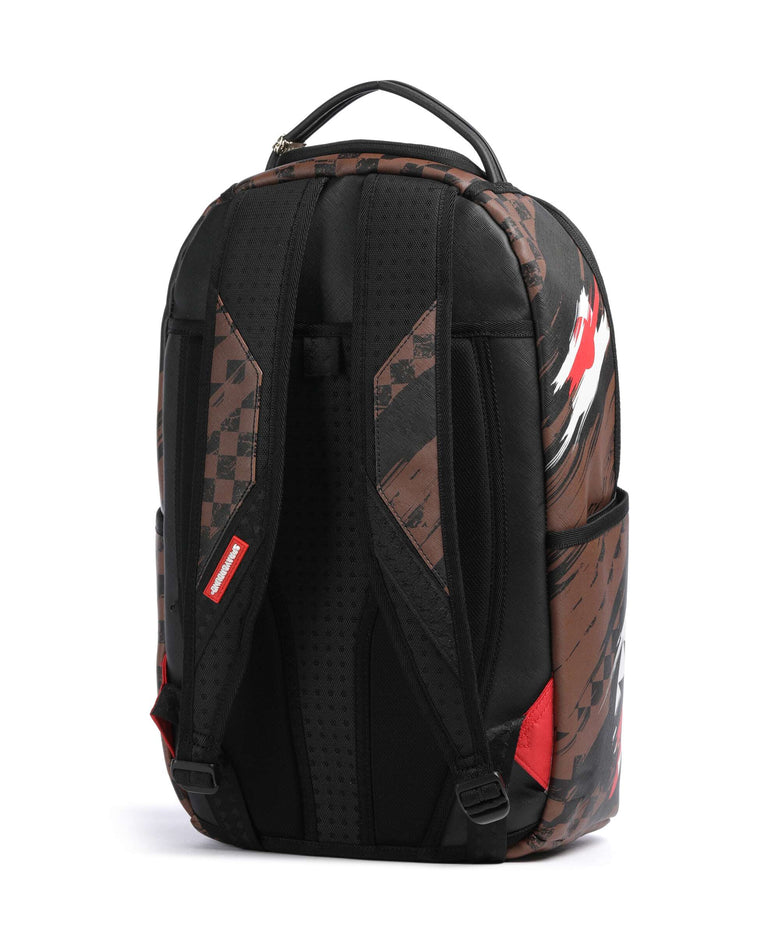 Sprayground Smeared Grunge Backpack brown