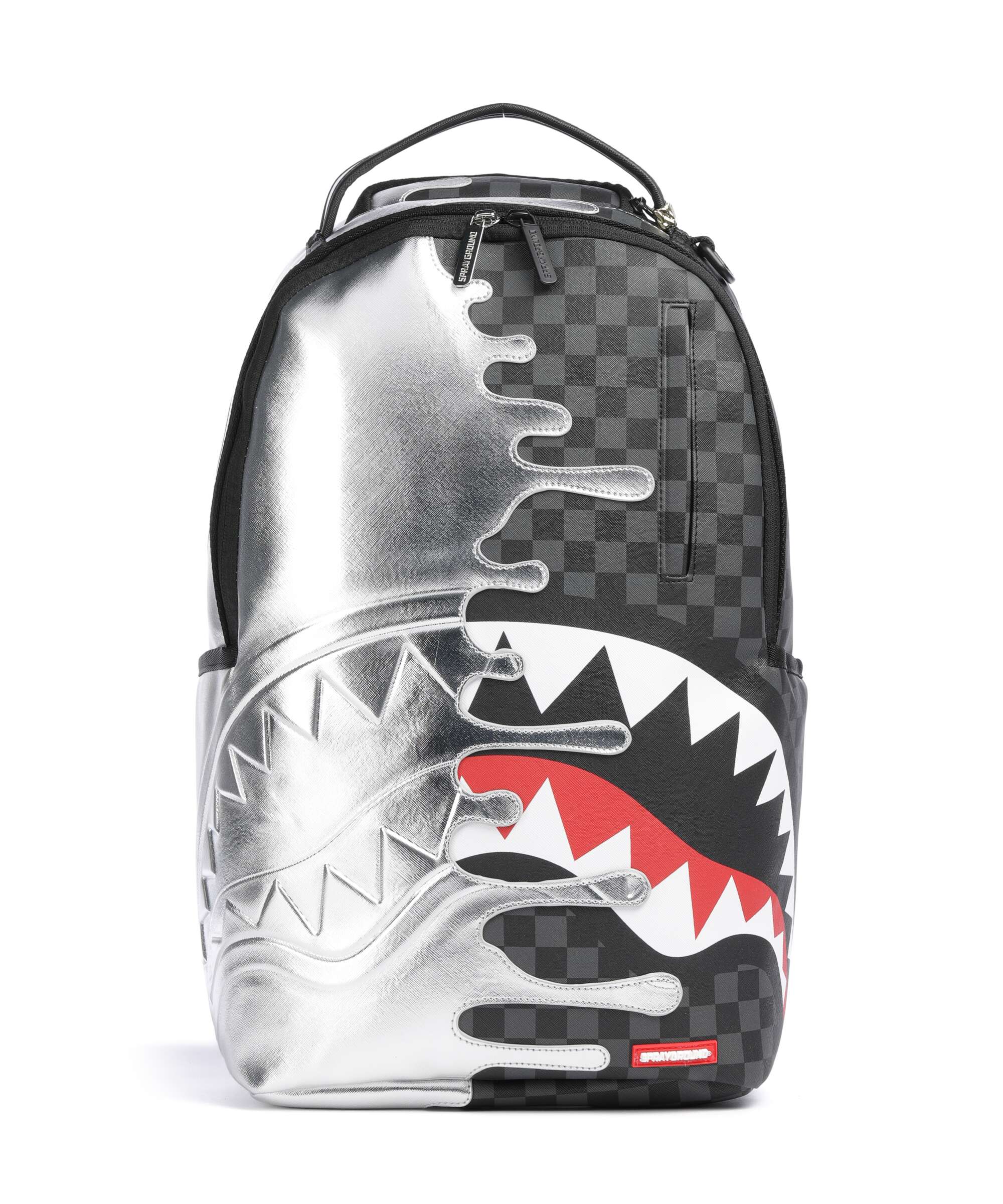 Sprayground Silver Side Drip Backpack silver