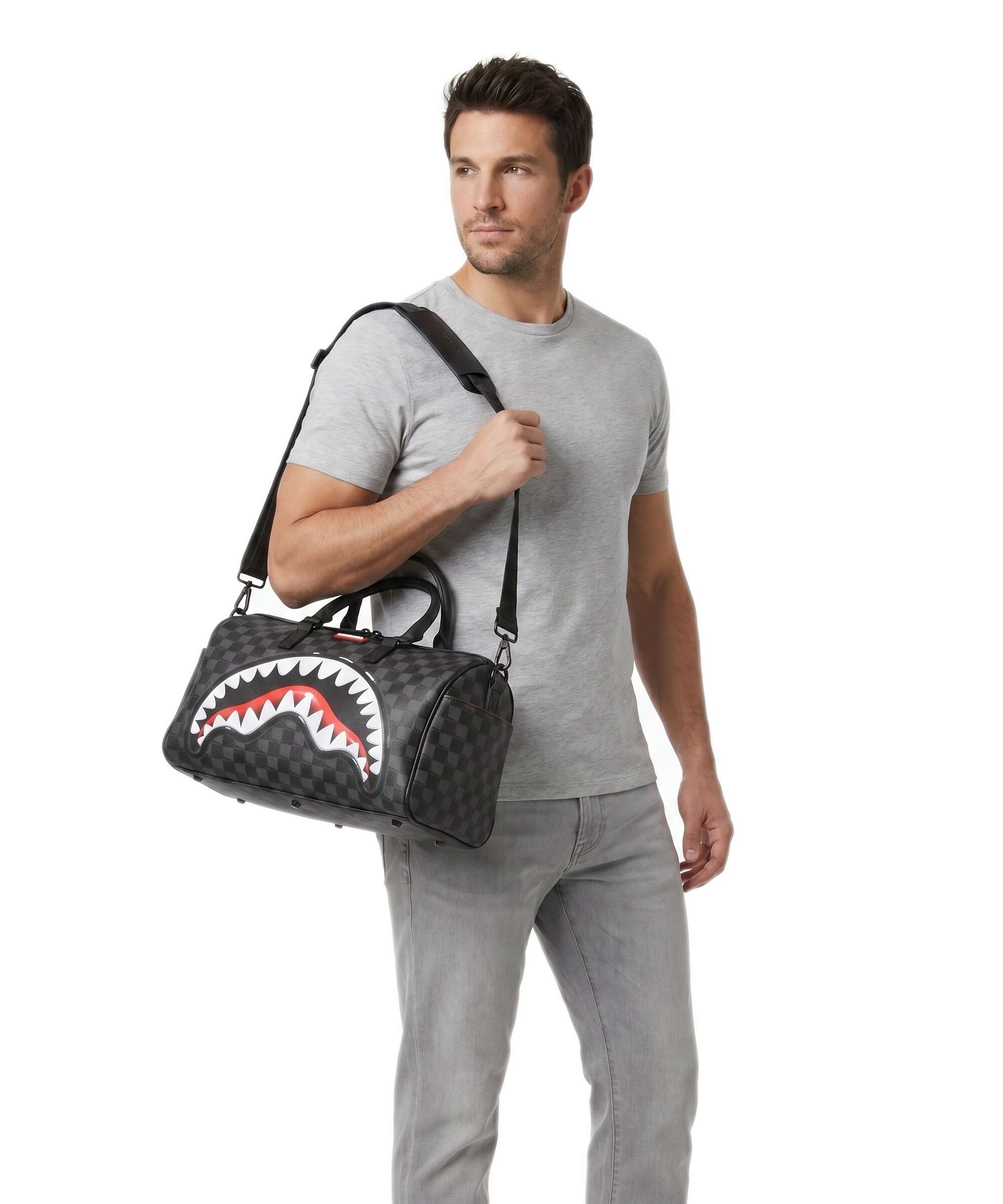 Sprayground Sharks In Paris Balloon Black Handbag black