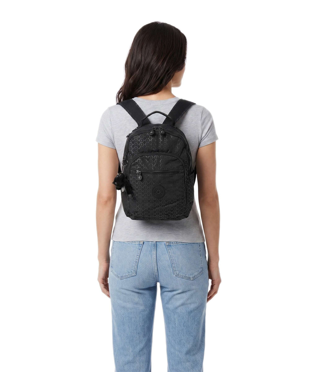 Kipling Basic Seoul S Backpack signature embossed