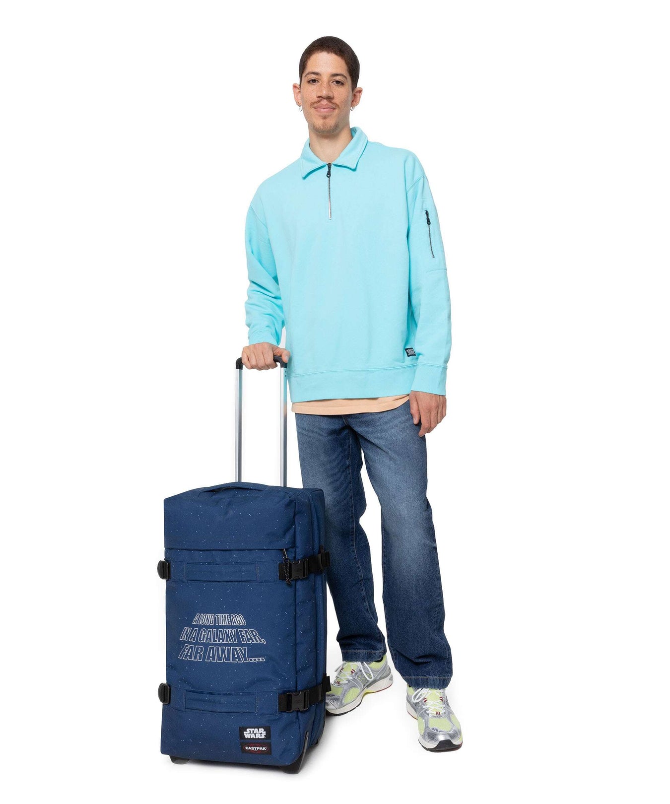 Eastpak Star Wars Transit'r M Travel bag with wheels stars navy