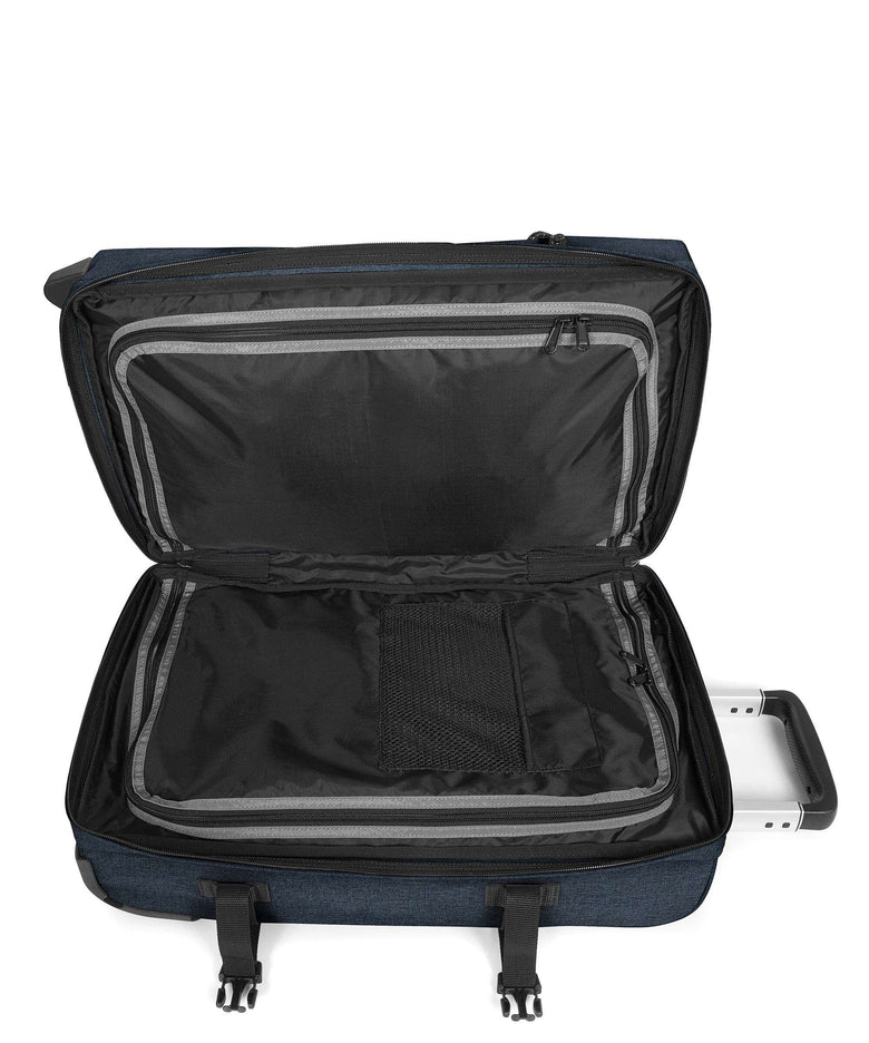 Eastpak Transit'R S Travel bag with wheels triple denim