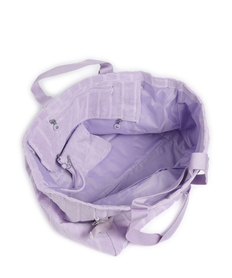 Kipling Beach Naomi Tote bag lilacky towel