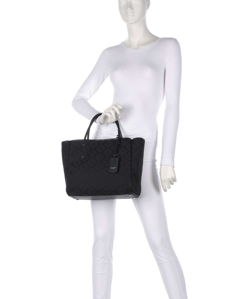 Kate Spade New York Spade Flower Jacquard Handbag black/multicolour