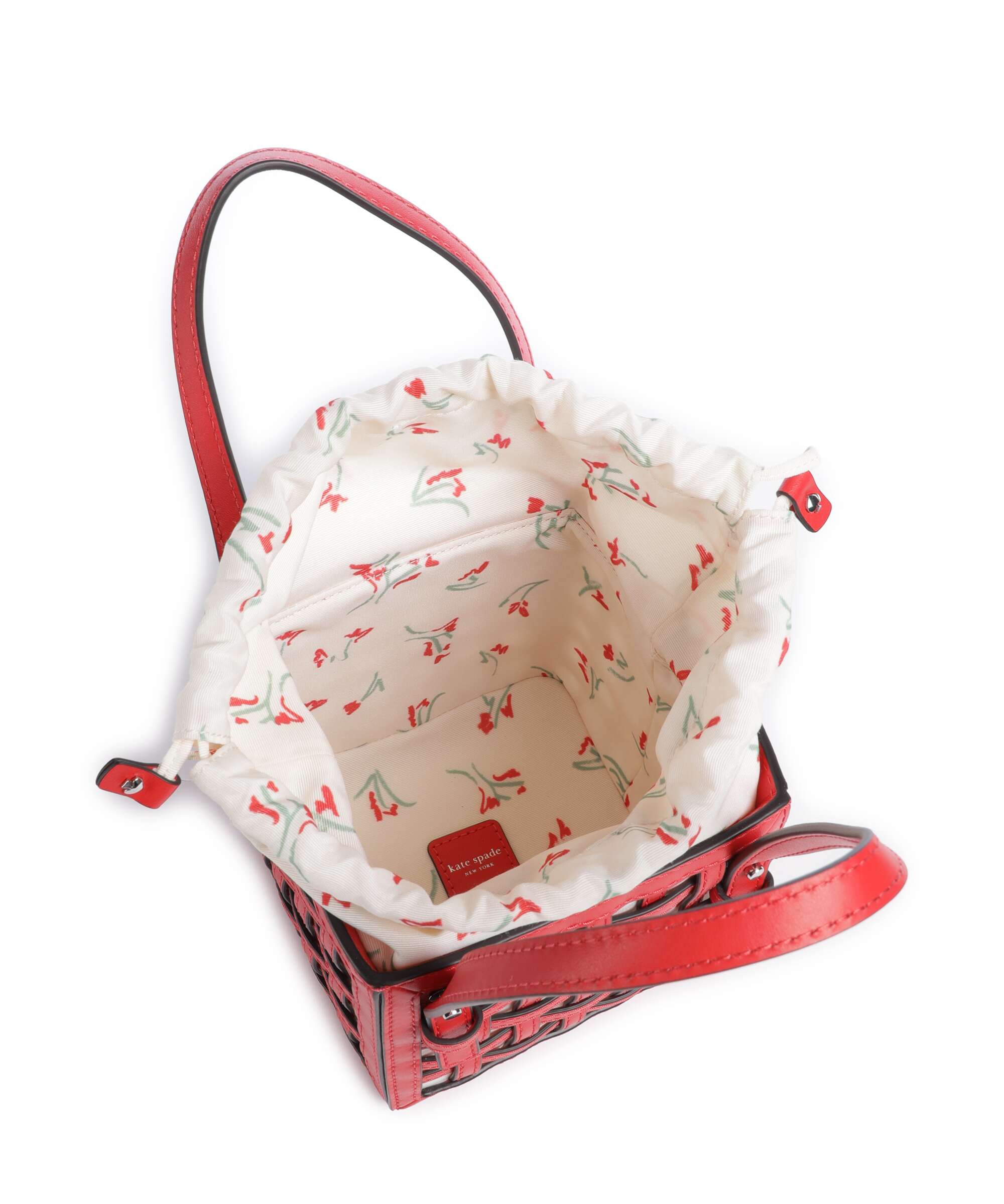 Kate Spade New York The Basket Handbag heirloom tomato