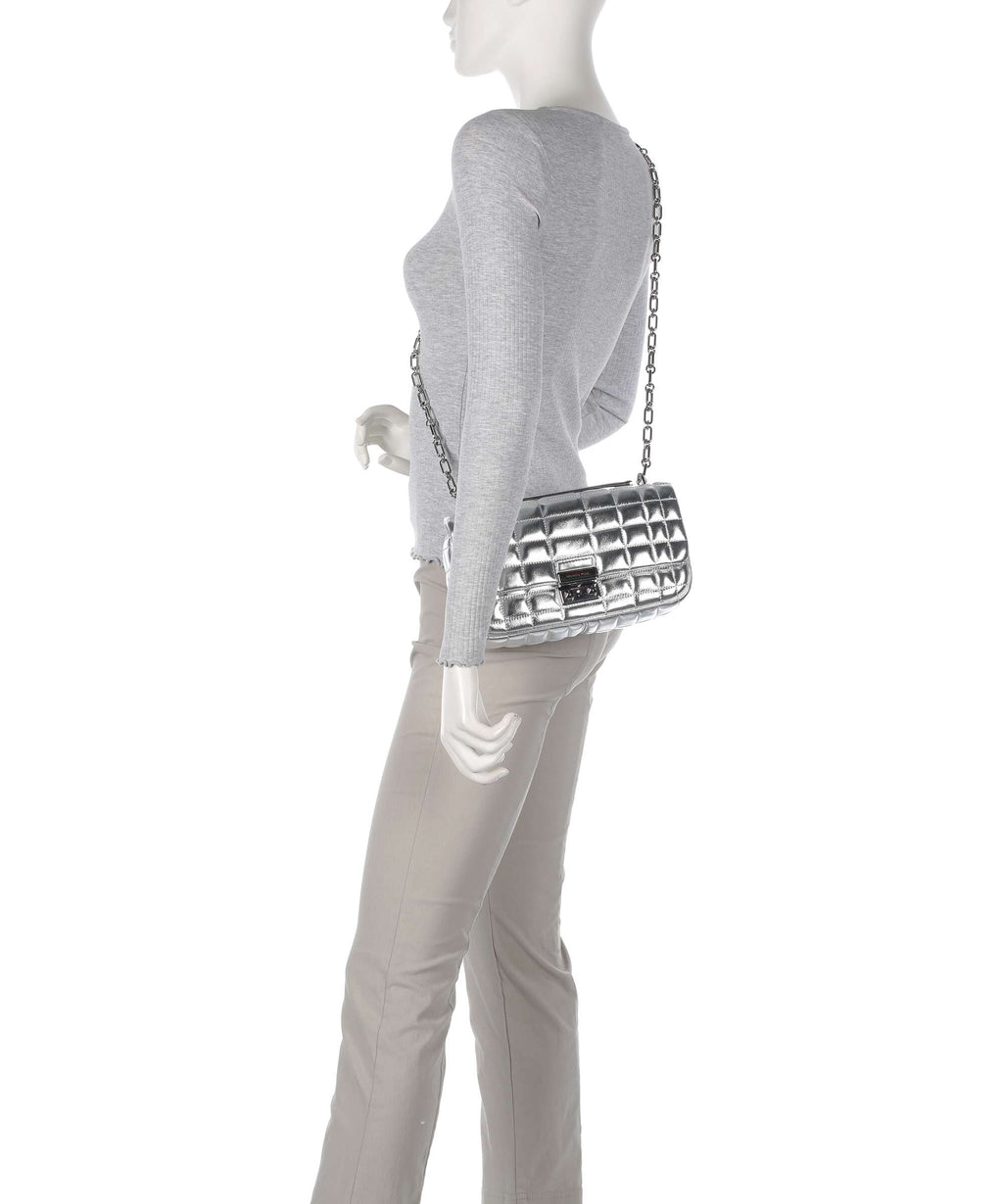 Michael Kors Tribeca Shoulder bag silver