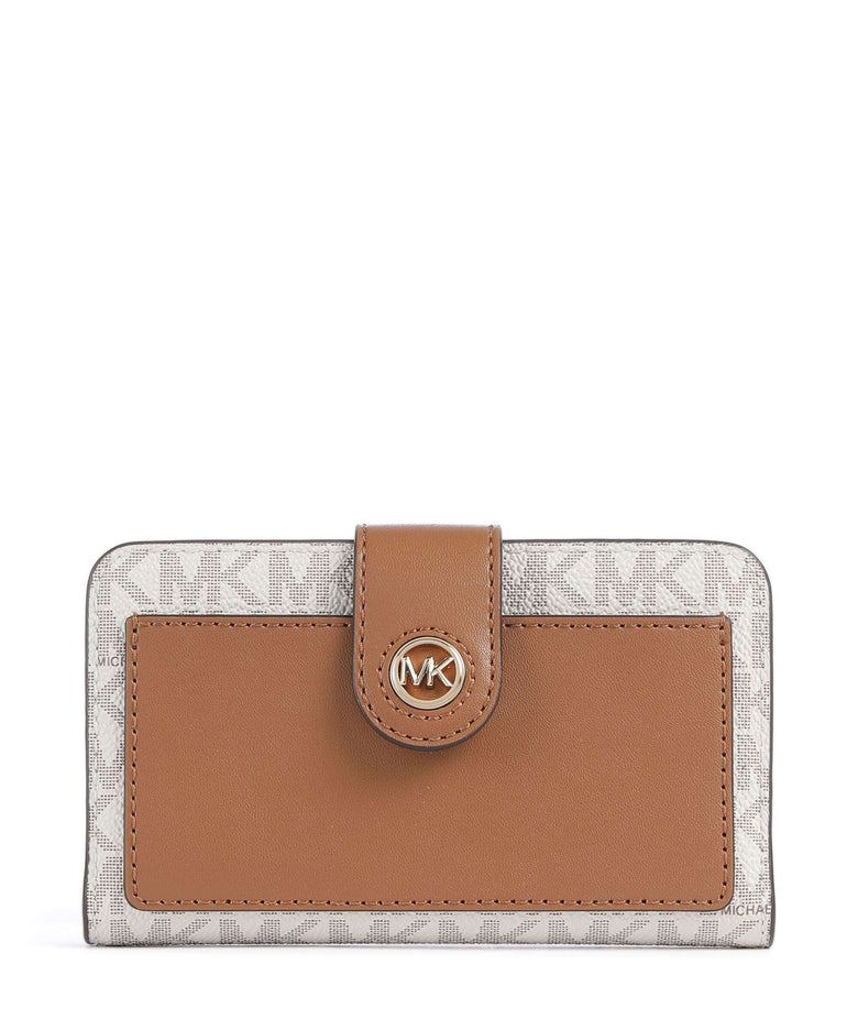 Michael Kors MK Charm Wallet vanilla/acorn