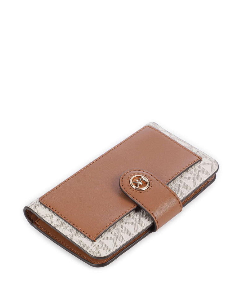 Michael Kors MK Charm Wallet vanilla/acorn