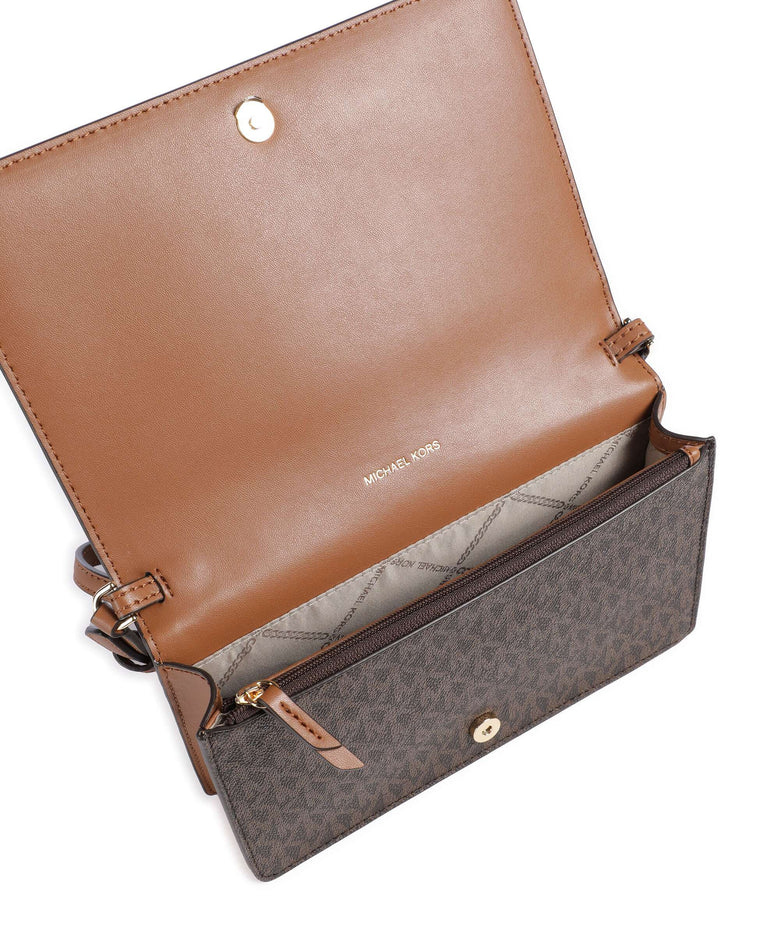 Michael Kors Jet Set Crossbody bag brown/acorn