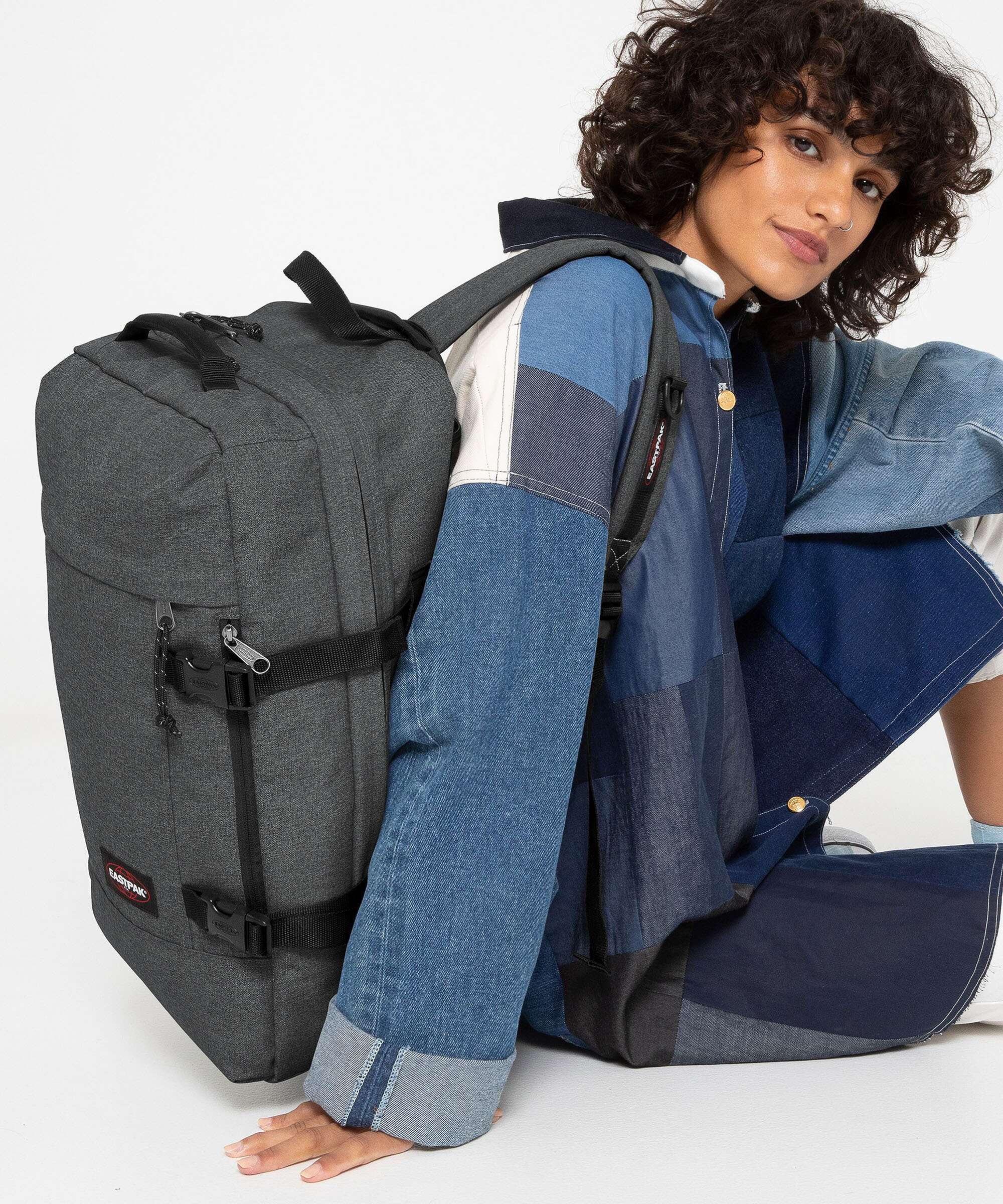 Eastpak Travelpack Travel backpack black denim