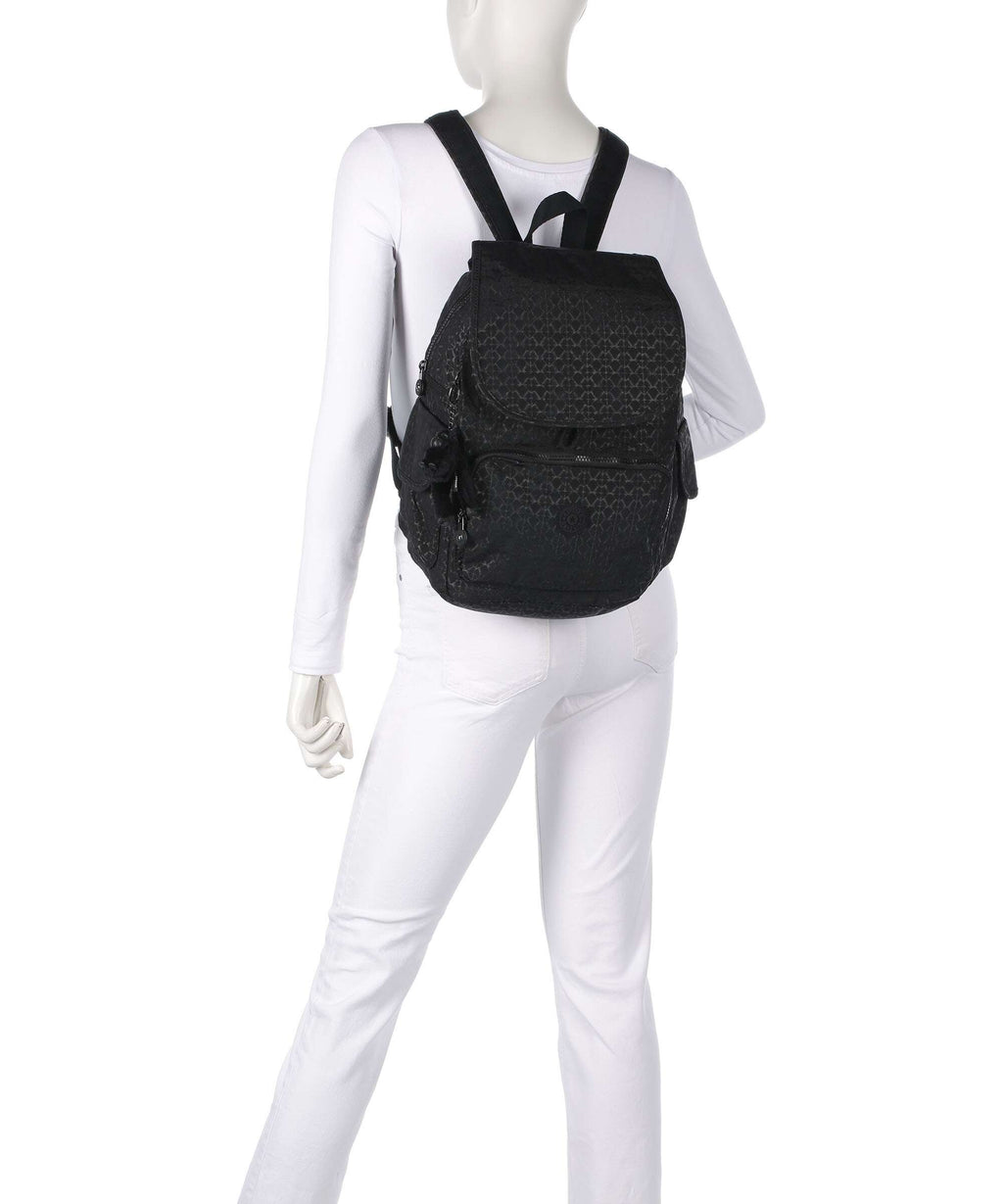 Kipling Basic City Pack Backpack signature embossed