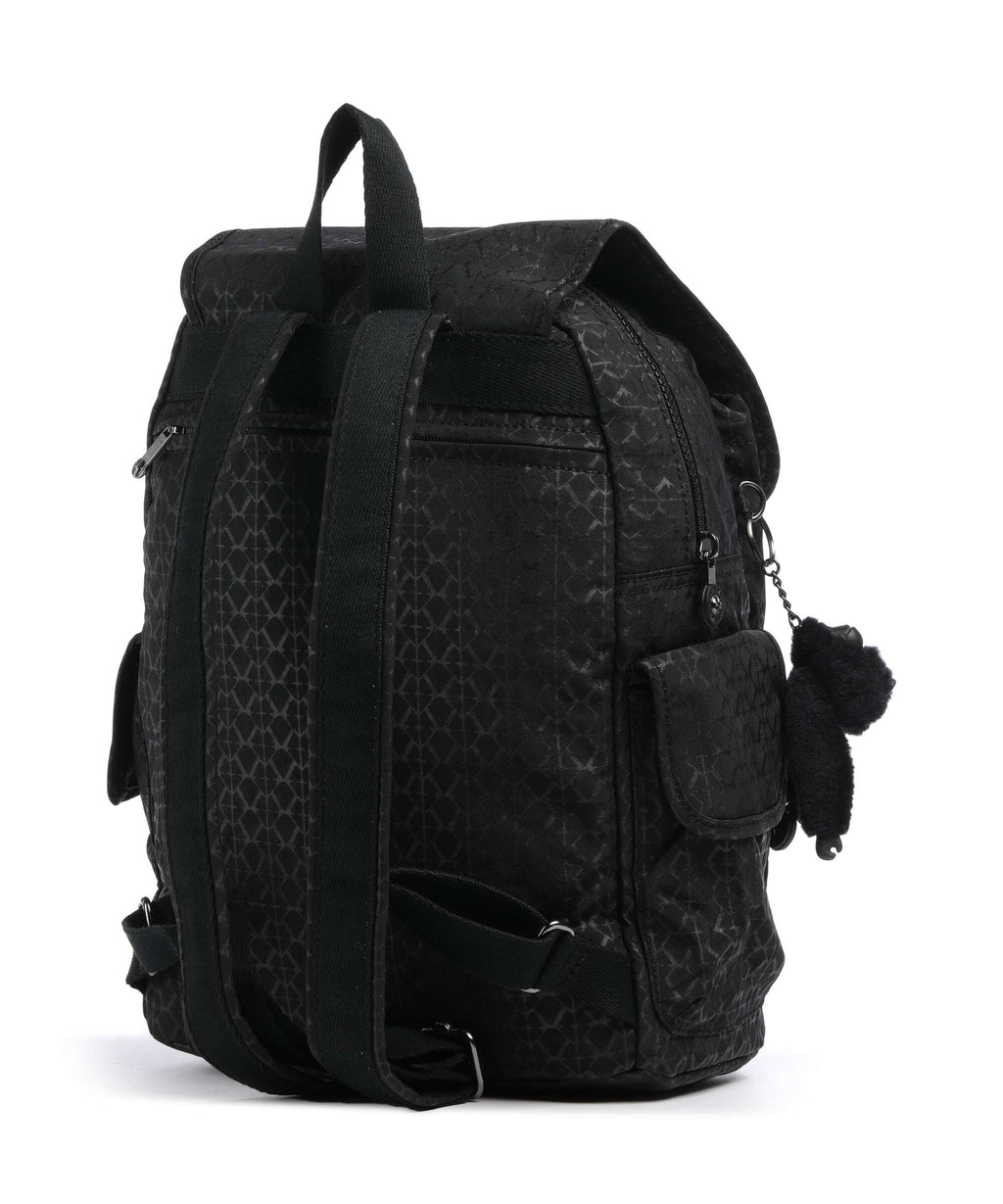 Kipling Basic City Pack Backpack signature embossed