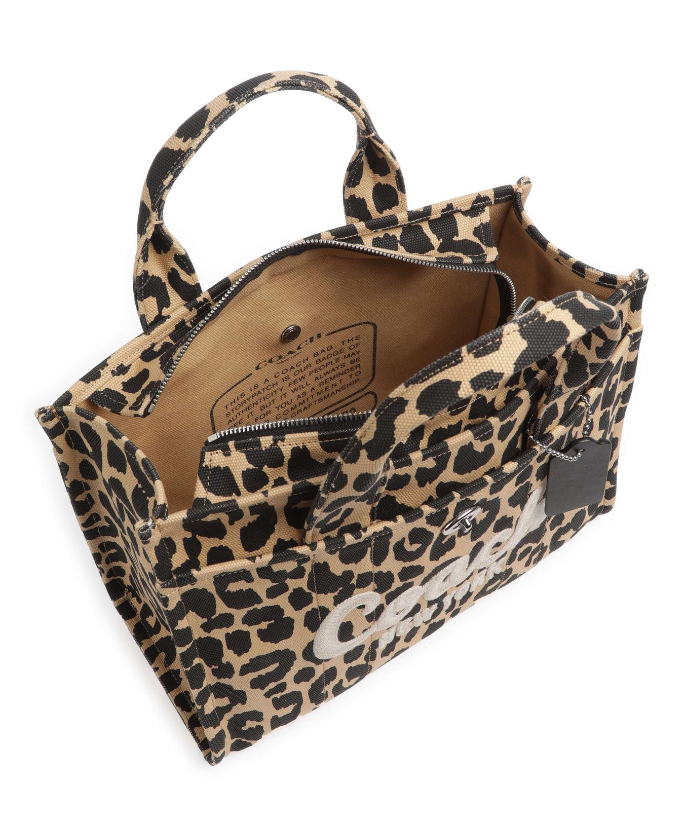 Coach Cargo Handbag leopard