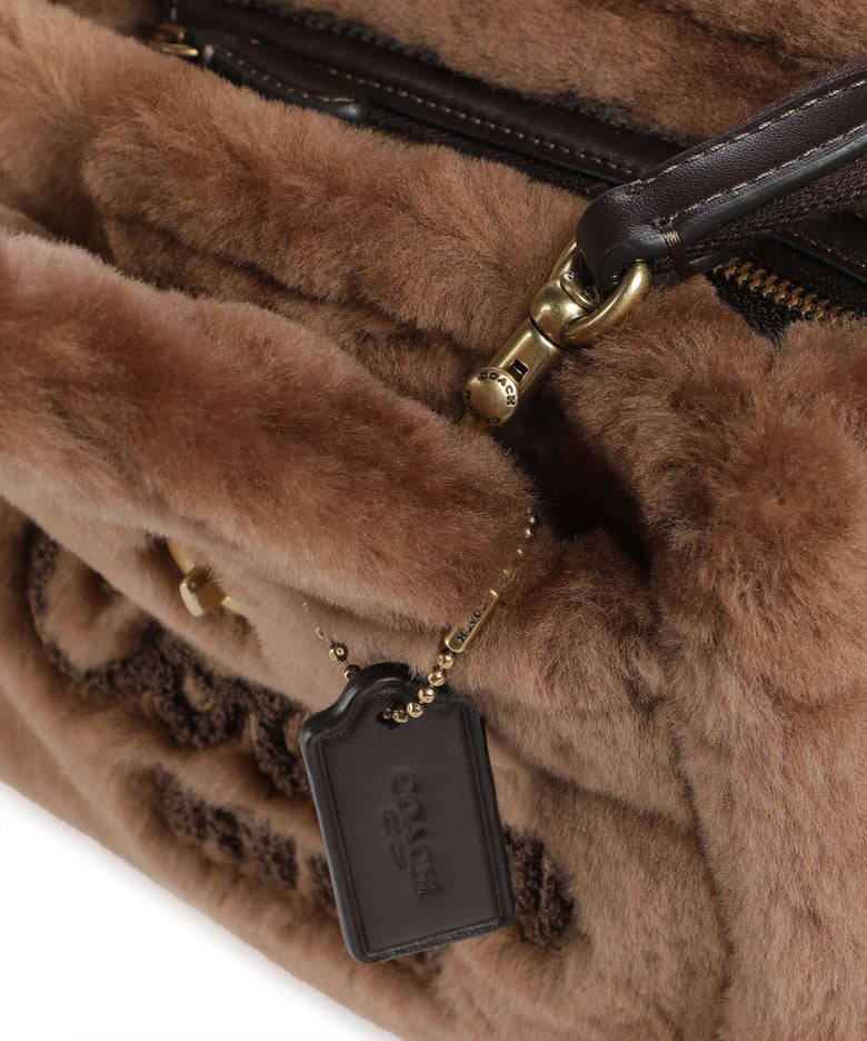 Coach Cargo Shearling 20 Crossbody bag teddy