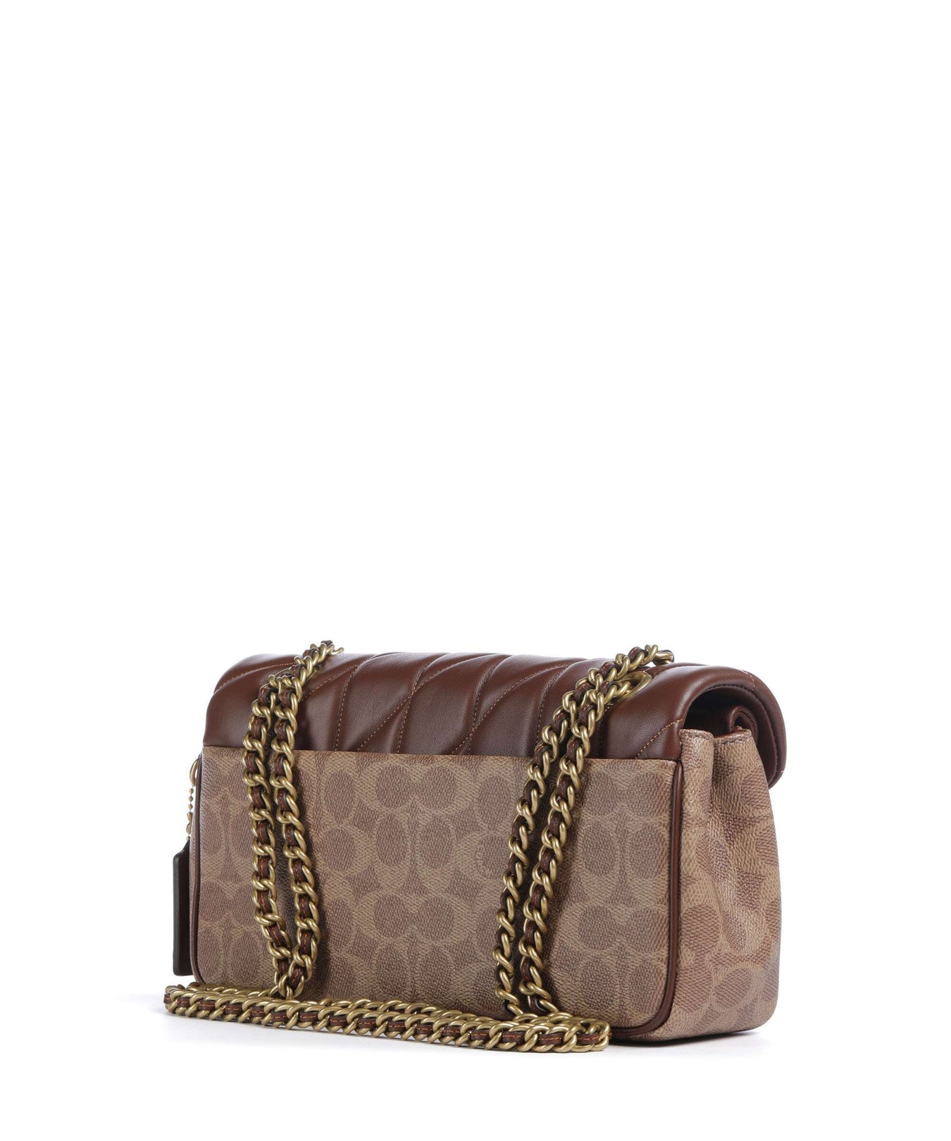 Coach Tabby Signature 26 Shoulder bag tan brown