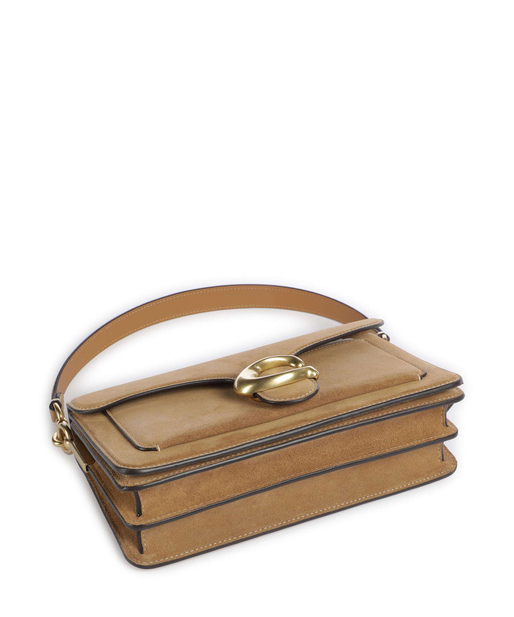 Coach Tabby Suede 26 Shoulder bag sand