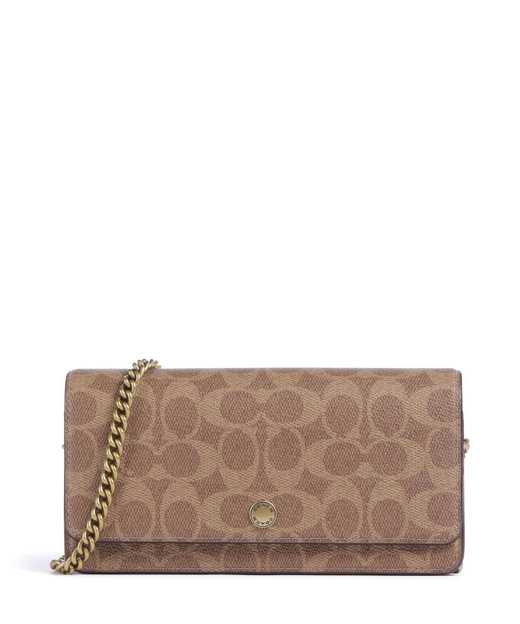 Coach Essential Signature Wallet tan caramel