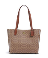 Coach Willow Signature Torba na zakupy tan caramel