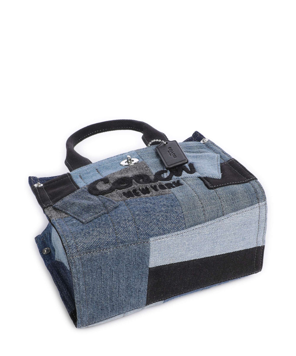 Coach Cargo Patchwork 20 Handbag denim/multicolour