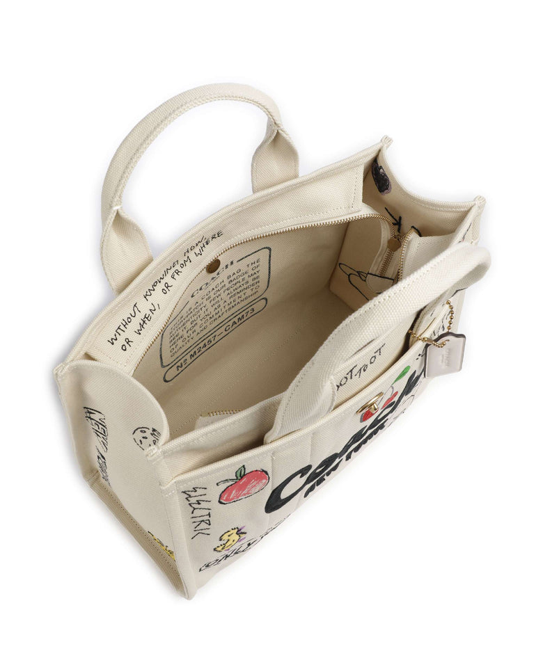 Coach Cargo Sketch Print Handbag natural/multicolour