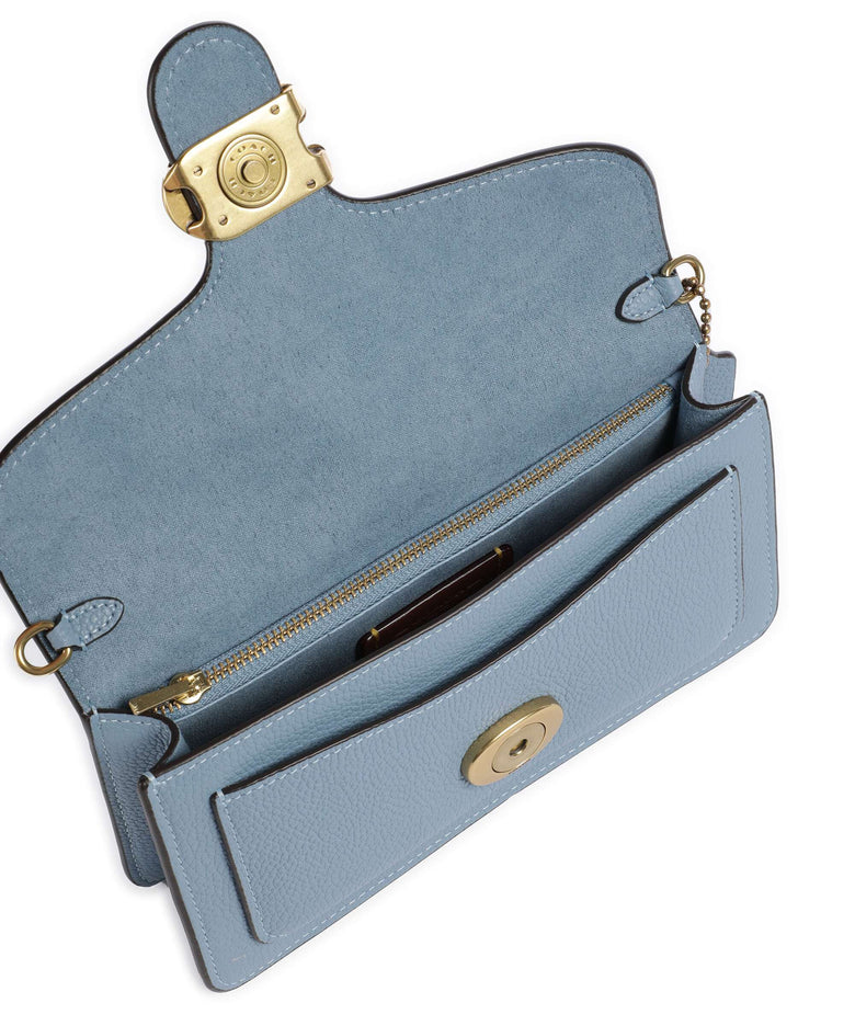 Coach Tabby Chain Crossbody bag bluebell